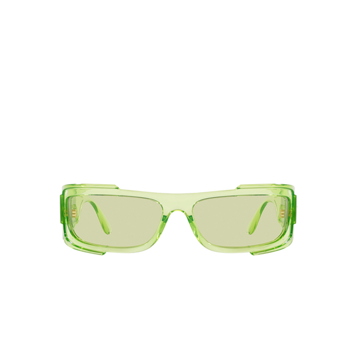Versace VE4446 Sunglasses 541471 Transparent Green - front view