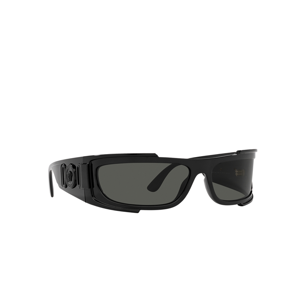 Versace VE4446 Sunglasses GB1/87 Black - three-quarters view