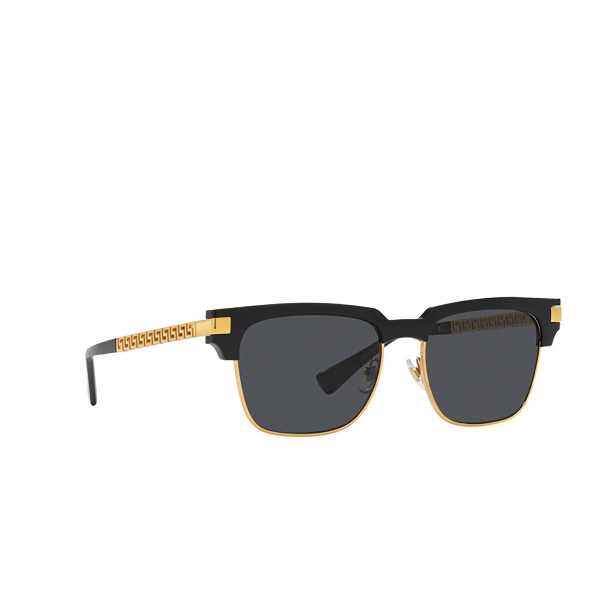 Versace VE4447 Sunglasses GB1/87 Black - three-quarters view