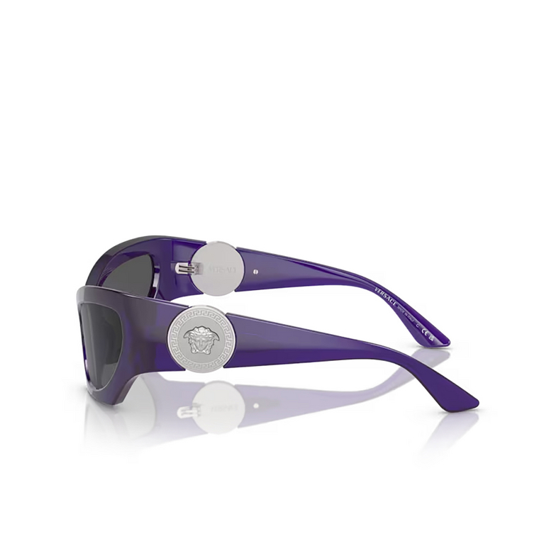 Occhiali da sole Versace VE4450 541987 purple transparent - 3/4
