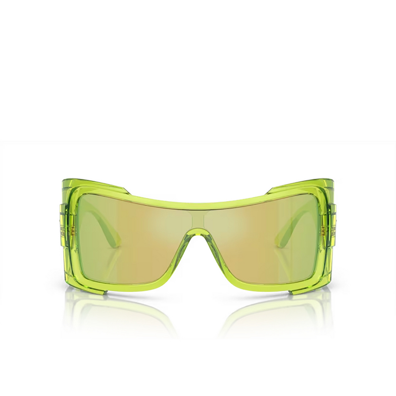 Occhiali da sole Versace VE4451 54208N transparent green - 1/4