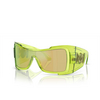 Versace VE4451 Sunglasses 54208N transparent green - product thumbnail 2/4