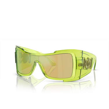 Gafas de sol Versace VE4451 54208N transparent green - Vista tres cuartos