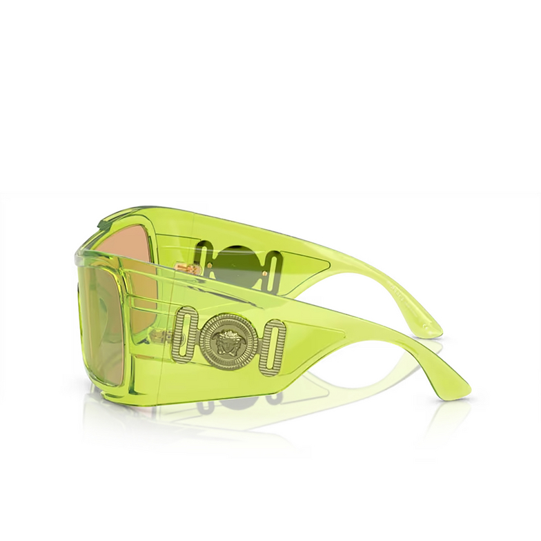 Gafas de sol Versace VE4451 54208N transparent green - 3/4