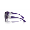 Occhiali da sole Versace VE4452 541987 transparent purple - anteprima prodotto 3/4