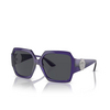 Versace VE4453 Sunglasses 541987 transparent purple - product thumbnail 2/4