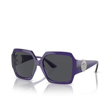 Versace VE4453 Sunglasses 541987 transparent purple - three-quarters view