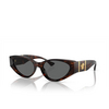 Versace VE4454 Sunglasses 542987 havana - product thumbnail 2/4