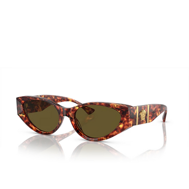 Versace VE4454 Sunglasses 543773 havana - three-quarters view
