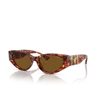 Versace VE4454 Sunglasses 543783 havana - three-quarters view