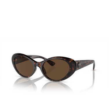 Versace VE4455U Sonnenbrillen 108/73 havana - Dreiviertelansicht