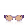 Lunettes de soleil Versace VE4455U 5353/3 purple transparent - Vignette du produit 1/4