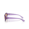 Lunettes de soleil Versace VE4455U 5353/3 purple transparent - Vignette du produit 3/4