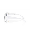 Versace VE4456U Sunglasses 314/1 white - product thumbnail 3/4