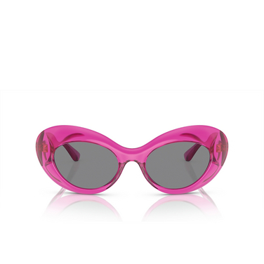 Versace VE4456U Sunglasses 533487 pink transparent - front view