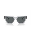 Versace VE4457 Sunglasses 543287 grey transparent - product thumbnail 1/4