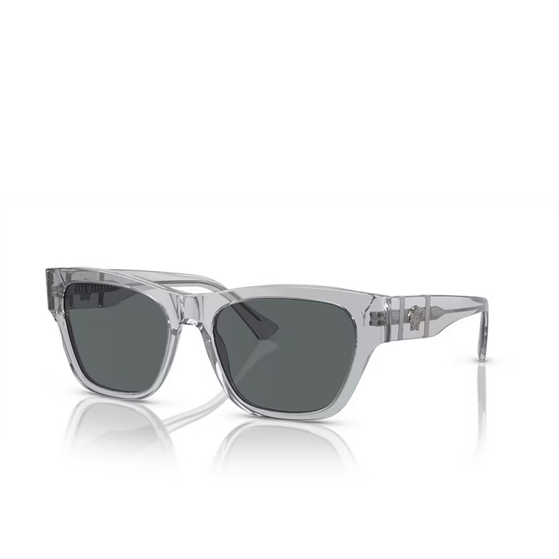 Versace VE4457 Sunglasses 543287 grey transparent - 2/4