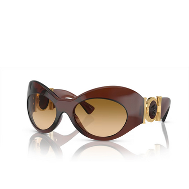 Versace VE4462 Sonnenbrillen 54462L transparent brown - Dreiviertelansicht