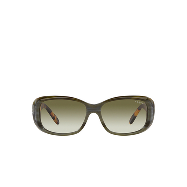 Vogue VO2606S Sunglasses 30728E green horn - front view