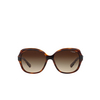 Vogue VO2871S Sunglasses 150813 striped dark havana - product thumbnail 1/4