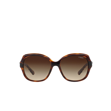 Vogue VO2871S Sunglasses 150813 striped dark havana - front view