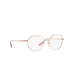 Gafas graduadas Vogue VO4094 5155 red gradient pale gold - Miniatura del producto 2/4