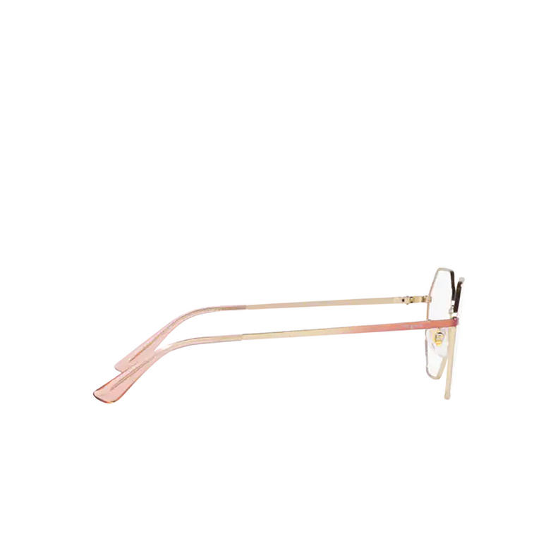 Vogue VO4094 Eyeglasses 5155 red gradient pale gold - 3/4