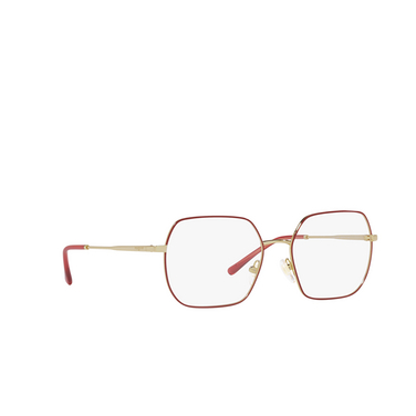 Vogue VO4253 Eyeglasses 280 top red/gold - three-quarters view