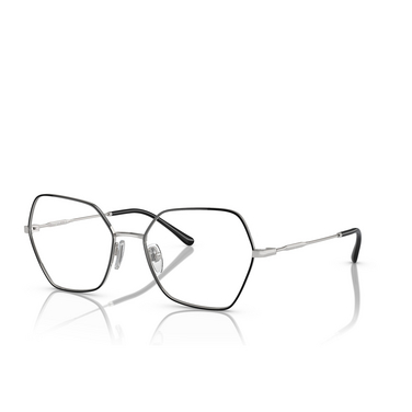 Vogue VO4281 Eyeglasses 323 top black / silver - three-quarters view