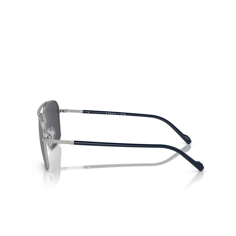 Lunettes de soleil Vogue VO4289S 323S87 matte silver - 3/4