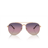 Lunettes de soleil Vogue VO4290S 5152U6 rose gold - Vignette du produit 1/4