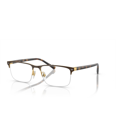 Vogue VO4292 Eyeglasses 5190S top matte brown / gold - three-quarters view