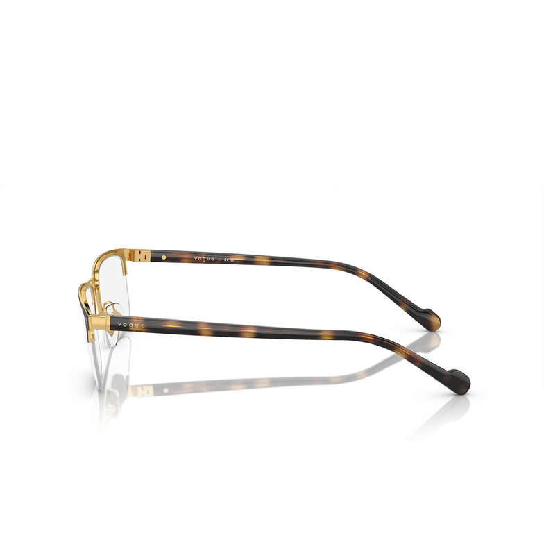 Vogue VO4292 Eyeglasses 5190S top matte brown / gold - 3/4