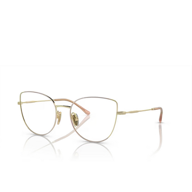 Gafas graduadas Vogue VO4298T 5193 top nude / light gold - Vista tres cuartos