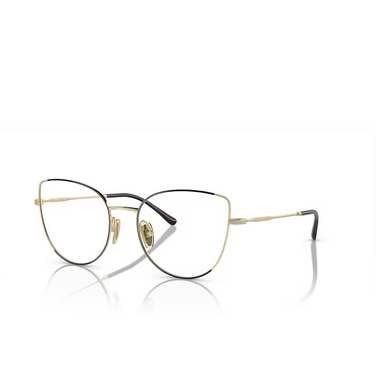 Vogue VO4298T Eyeglasses 5195 top black / light gold - three-quarters view