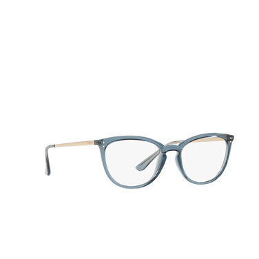 Vogue VO5276 Eyeglasses 2966 transparent blue - three-quarters view