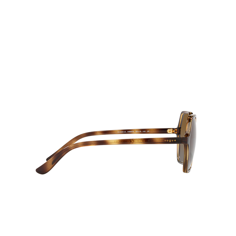 Lunettes de soleil Vogue VO5361S W656T5 dark havana - 3/4