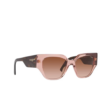 Vogue VO5409S Sonnenbrillen 282813 transparent pink - Dreiviertelansicht