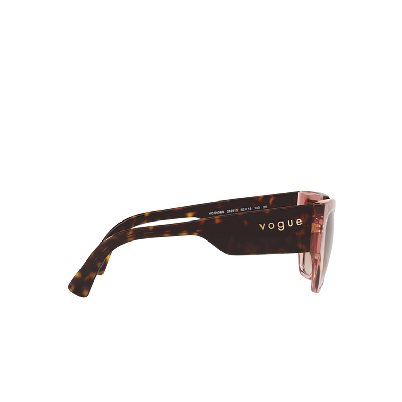 Lunettes de soleil Vogue VO5409S 282813 transparent pink - 3/4