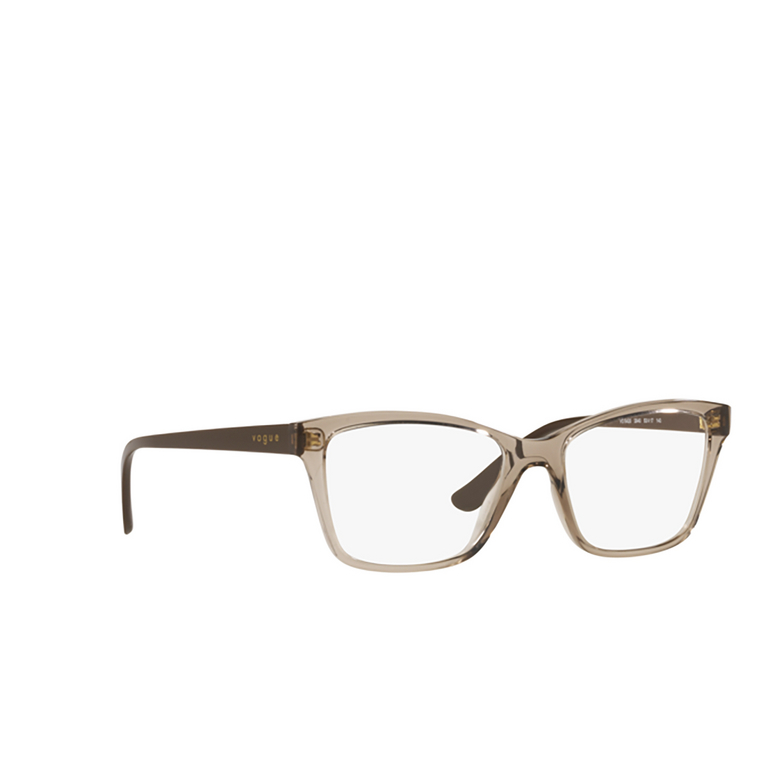 Vogue VO5420 Eyeglasses 2940 transparent brown - 2/4