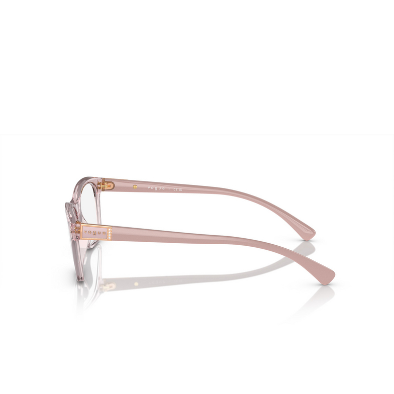 Gafas graduadas Vogue VO5424B 2942 transparent pink - 3/4