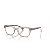 Occhiali da vista Vogue VO5424B 2990 transparent light brown - anteprima prodotto 2/4