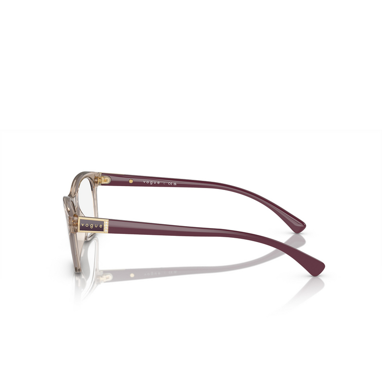 Lunettes de vue Vogue VO5424B 2990 transparent light brown - 3/4