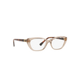 Occhiali da vista Vogue VO5425B 2990 transparent light brown - anteprima prodotto 2/4