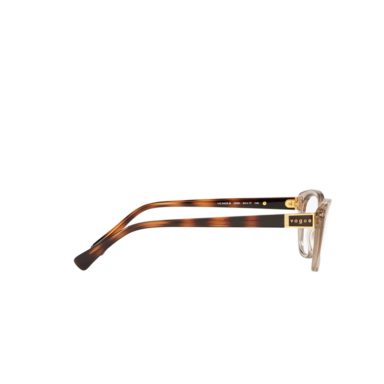 Lunettes de vue Vogue VO5425B 2990 transparent light brown - 3/4