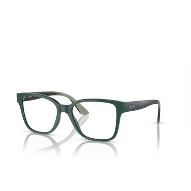Vogue VO5452 Eyeglasses 3050 full dark green - three-quarters view