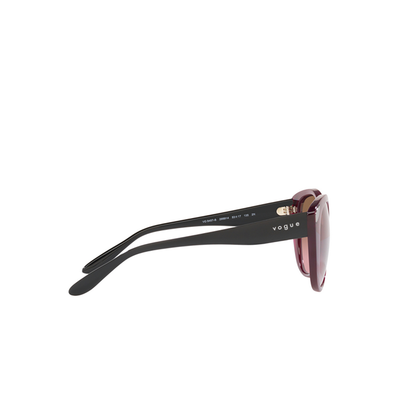 Vogue VO5457S Sunglasses 298914 transparent cherry - 3/4