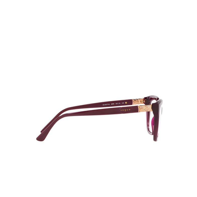 Gafas graduadas Vogue VO5477B 2989 transparent cherry - 3/4