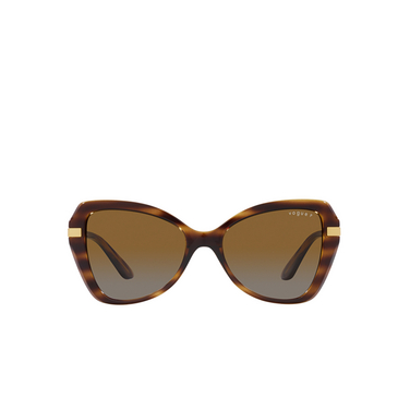 Vogue VO5479S Sunglasses 1508T5 striped dark havana - front view