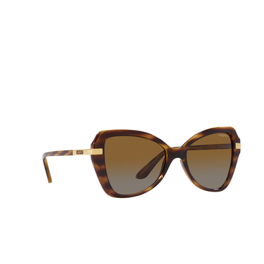 Vogue VO5479S Sunglasses 1508T5 striped dark havana - three-quarters view